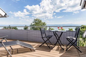 Apartment Lakefront - Living with Style - direkt am Bodensee mit atemberaubendem Panoramablick auf den Bodensee und die Alpen